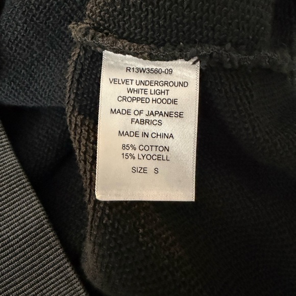 R13 Black Graphic Hoodie - Picture 7 of 8